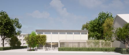 Visualisierung der neuen Stadtteil-Bibliothek