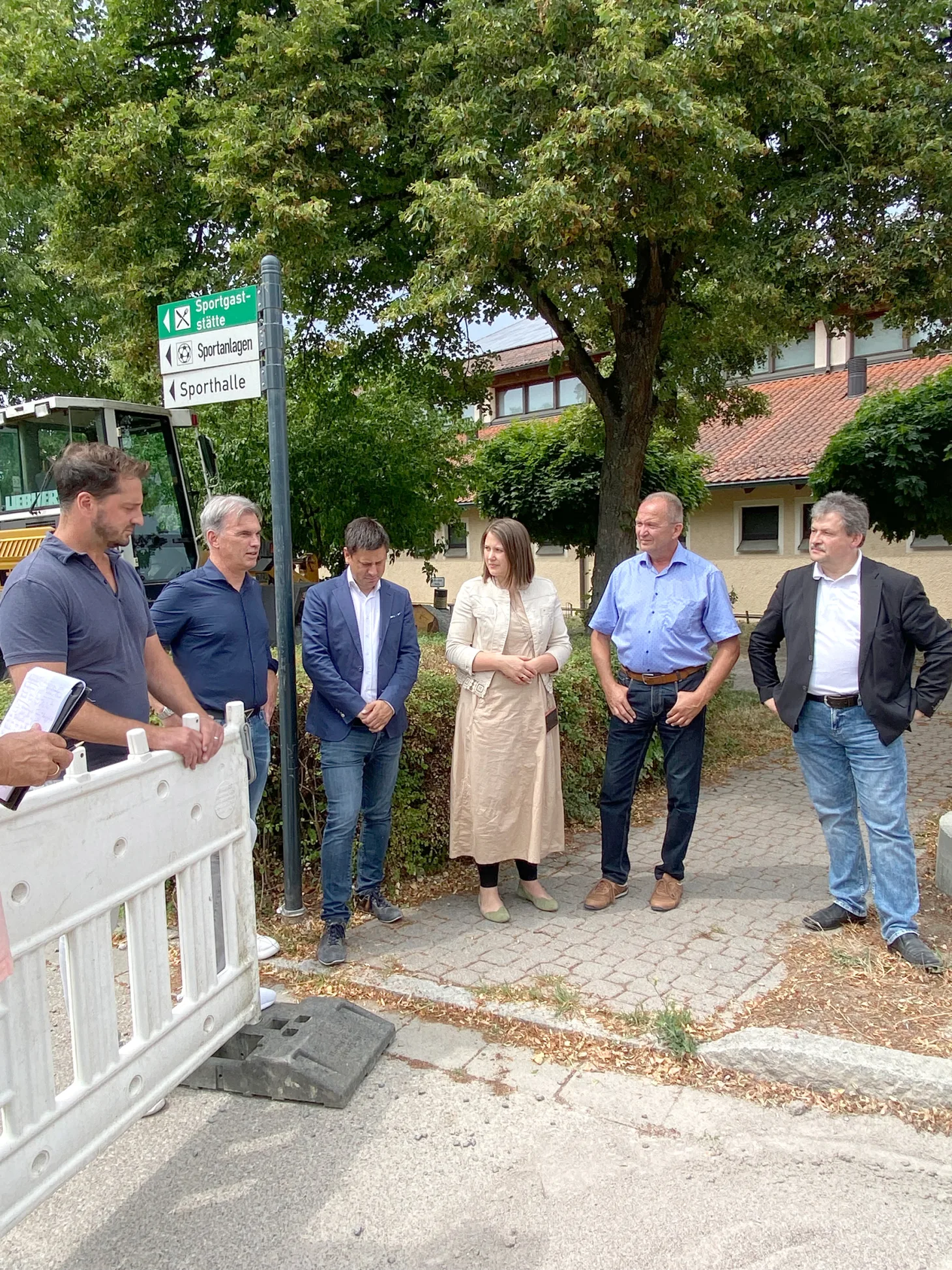 Ansprache Spatenstich Erweiterung Sporthalle