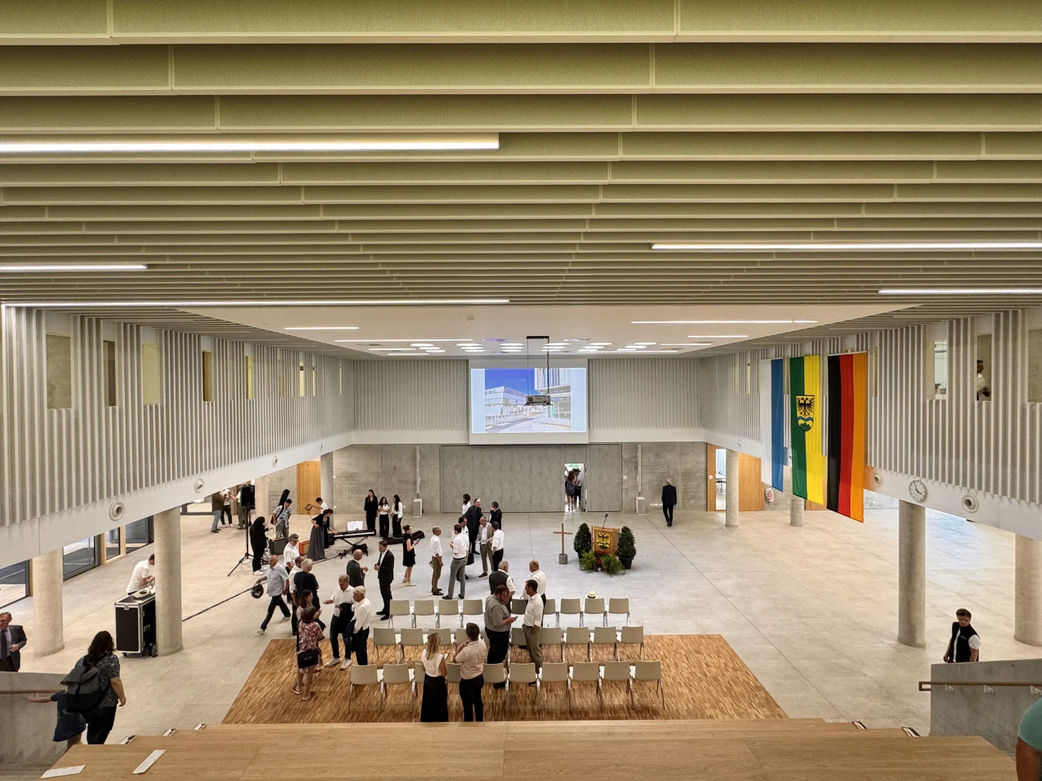 Aula von oben