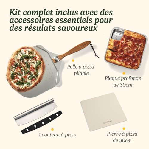 Vue 4 de Cuisinart Four Pizza