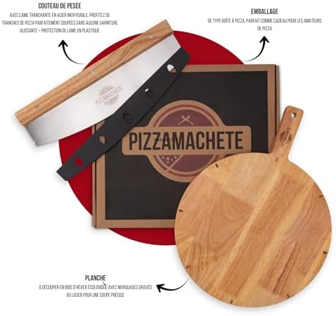 Vue 3 de Pizzamachete Roulette Pizza Planche