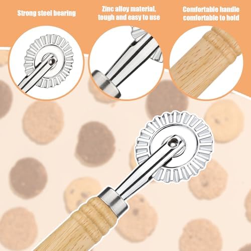 Vue 4 de Roulette Coupe Pate Patisserie