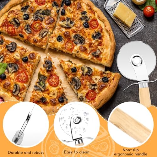 Vue 3 de Roulette Pizzas Decoupe Pizza