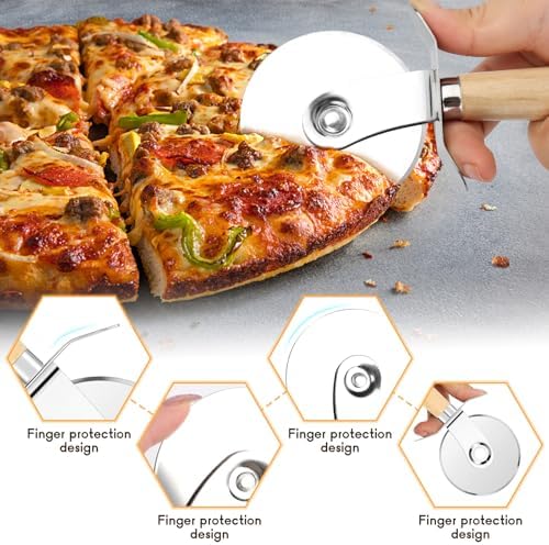 Vue 5 de Roulette Pizzas Decoupe Pizza