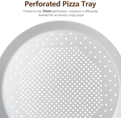 Vue 2 de Plaques Pizza Perforees