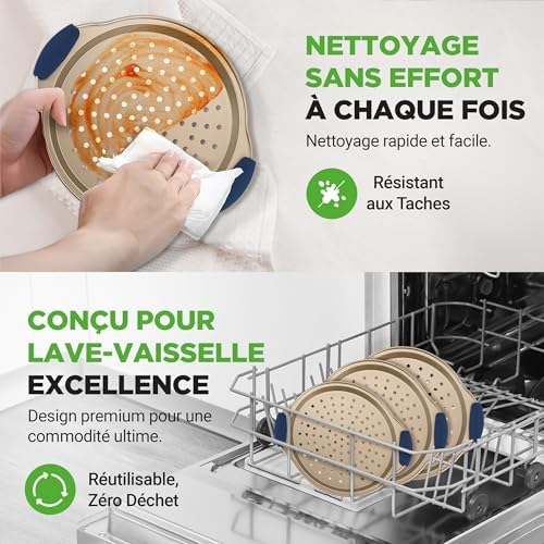 Vue 5 de Nutrichef Set De Plaques