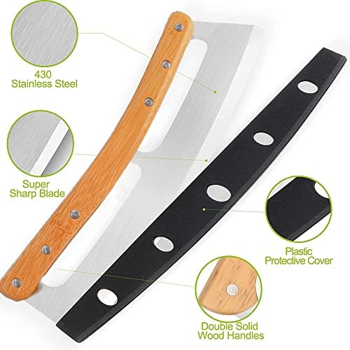 Vue 2 de Couteau Pizzahachoir Pizzacouteau