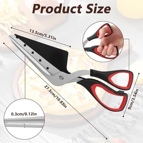 Vue 2 de Ciseaux Pizza Cm Pizza