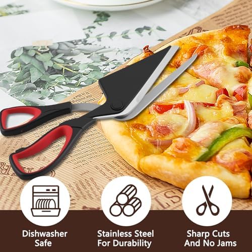 Vue 4 de Ciseaux Pizza Cm Pizza