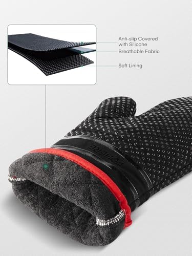 Vue 3 de Gants De Cuisine Resistants