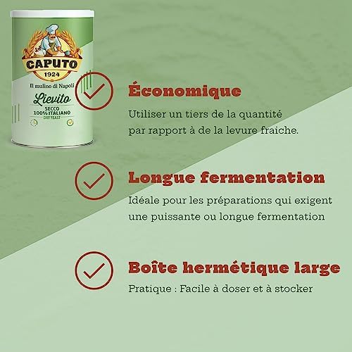 Vue 3 de Levure Seche Caputo Lievito