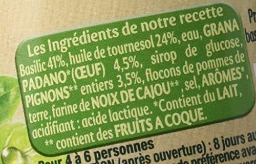 Vue 6 de Panzani Sauce Pesto Basilic