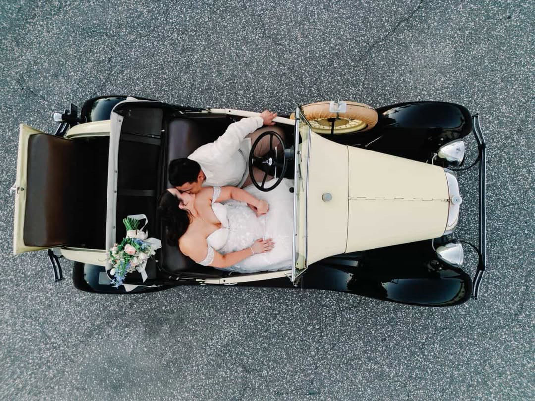 Blossom — rear angle with client