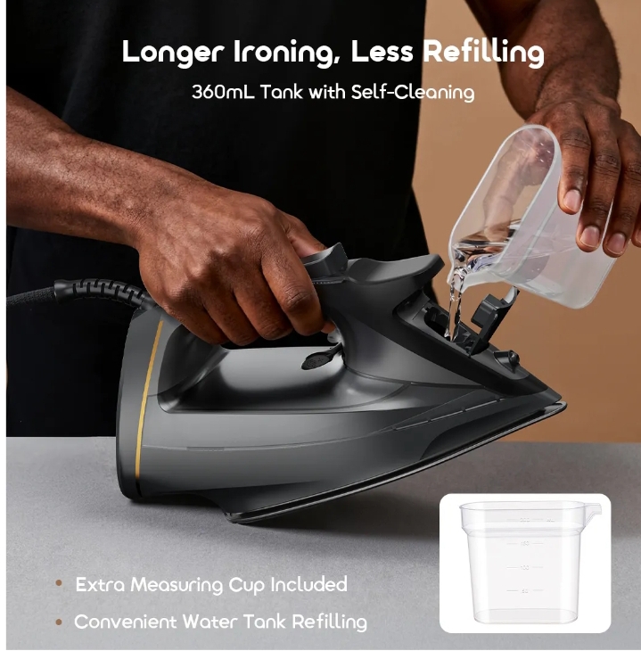 oraimo SteamCore 2500W LED Display Electric Iron view 4
