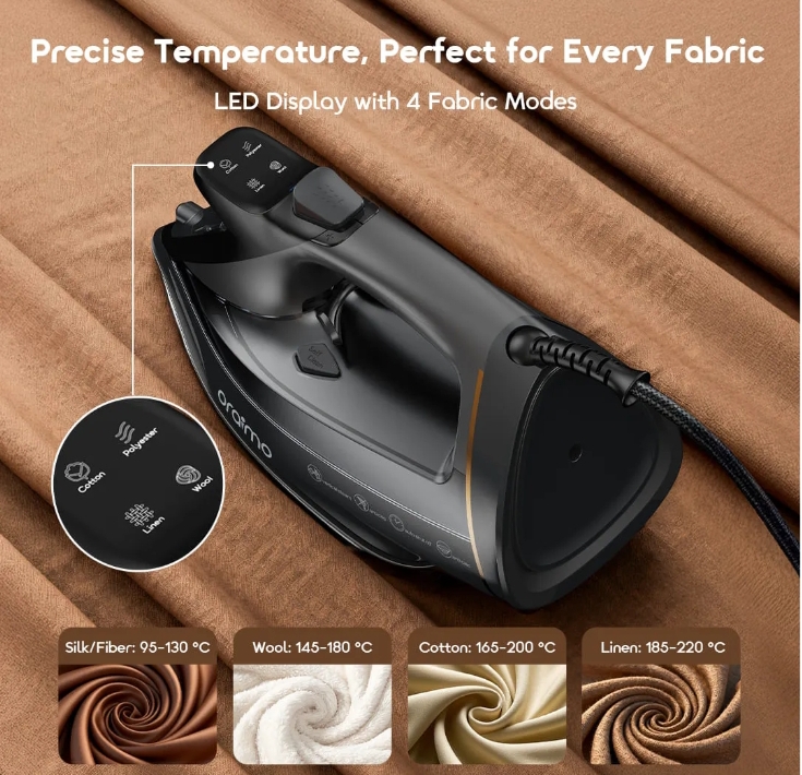 oraimo SteamCore 2500W LED Display Electric Iron view 5