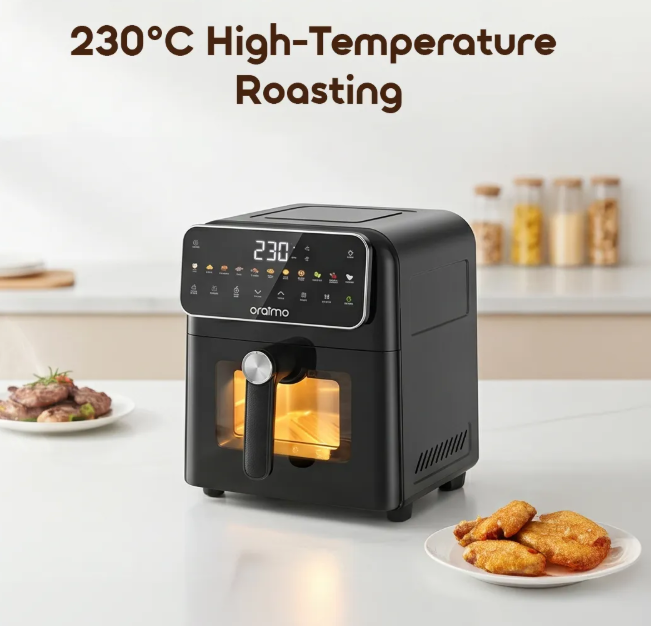 oraimo NutriFry S1 6L 1500W 230°C High-Temp Air Fryer view 6