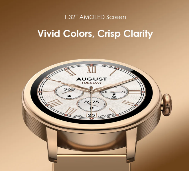 oraimo Watch Muse 1.32” AMOLED IP68 Smart Watch view 3