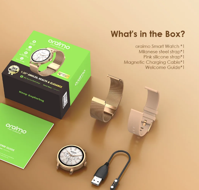 oraimo Watch Muse 1.32” AMOLED IP68 Smart Watch view 12