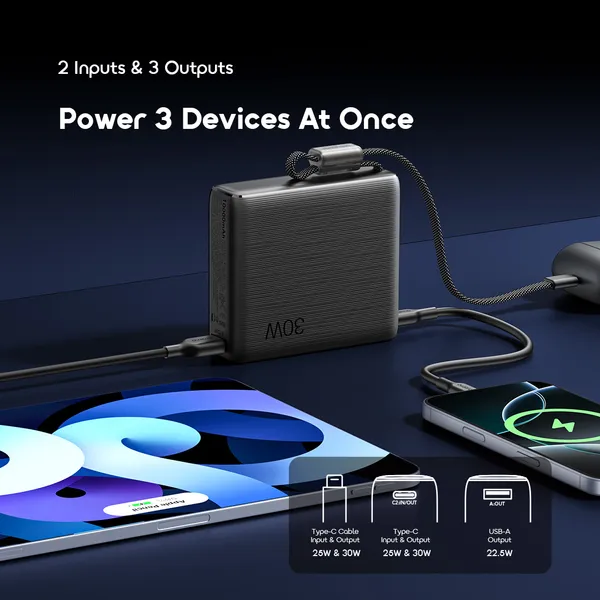 oraimo PowerNova L21 20000mAh 30W Power Bank view 4