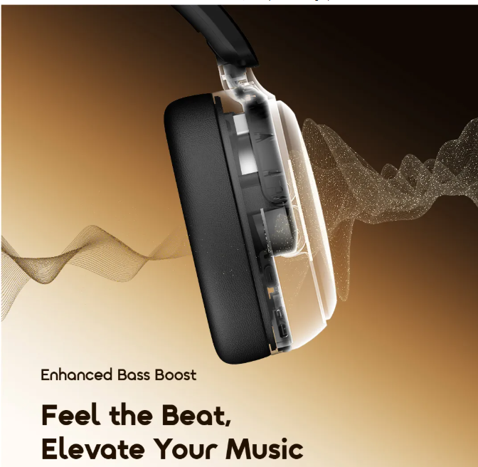 Oraimo BoomPop N OHP-915N 65hrs playtime Active Noise Cancellation wireless headphones view 5