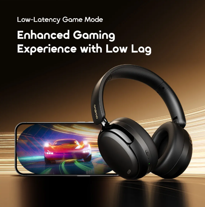 Oraimo BoomPop N OHP-915N 65hrs playtime Active Noise Cancellation wireless headphones view 12