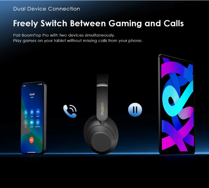 oraimo BoomPop Pro oraimo BoomPop Pro ANC Headphones view 9