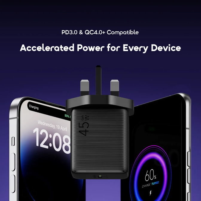 oraimo PowerGaN 451 45W Gan Ultra Fast Wall Charger view 6