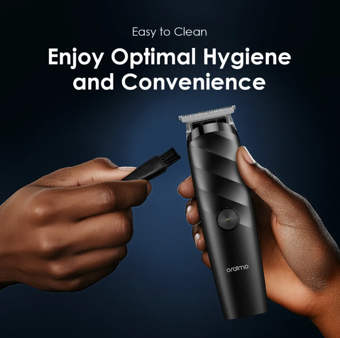 Oraimo OTR-210 Cordless Powerful Electric Smart Trimmer Perfect for beard, mustache, and hair trimming – all with comfort and control. view 6