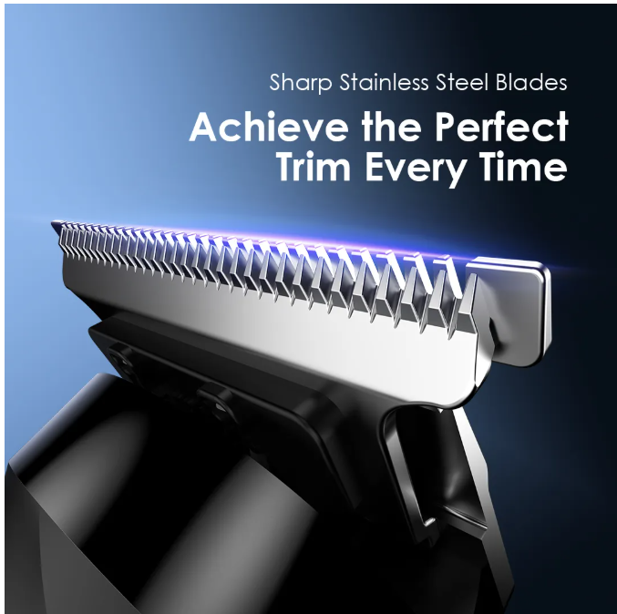 Oraimo OTR-210 Cordless Powerful Electric Smart Trimmer Perfect for beard, mustache, and hair trimming – all with comfort and control. view 9