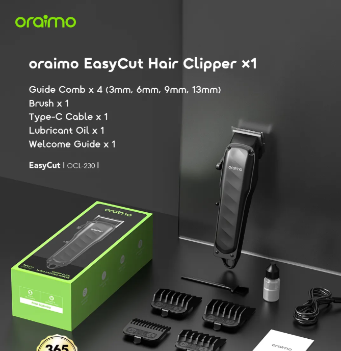 Oraimo Easy Cut OCL-230,Super Powerful Professional Hair Clipper view 10