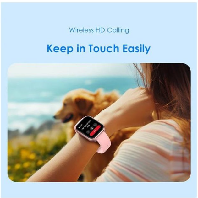 Oraimo Watch 5 Lite Pink (OSW-804) – 2.01" HD Smart Watch, Bluetooth Calling, 105 Sports Modes, IP68 Waterproof, Heart Rate Monitor view 7