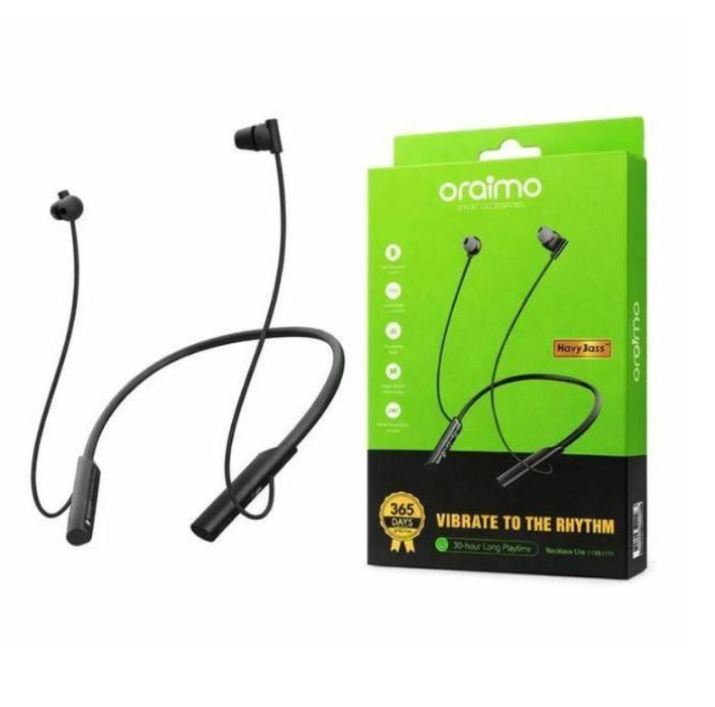 Orimo Share this product Oraimo Necklace lite(OEB-311) call vibration wireless headphone Kenya