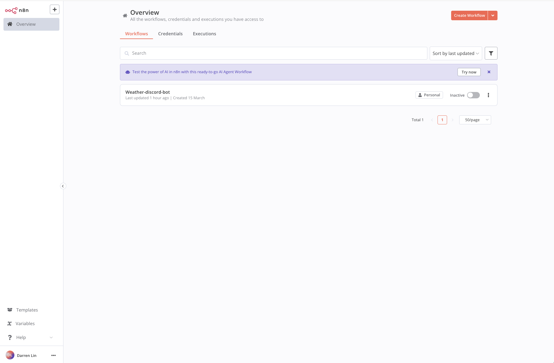 n8n Workflow 首頁