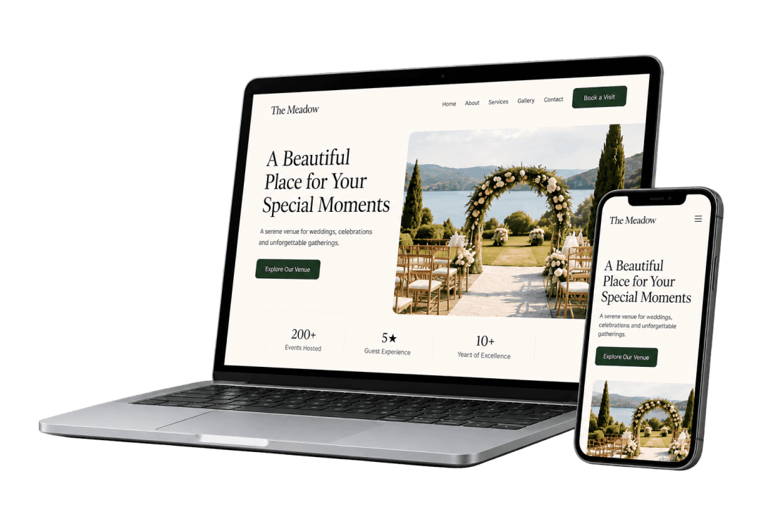 Build a website that feels like yours.