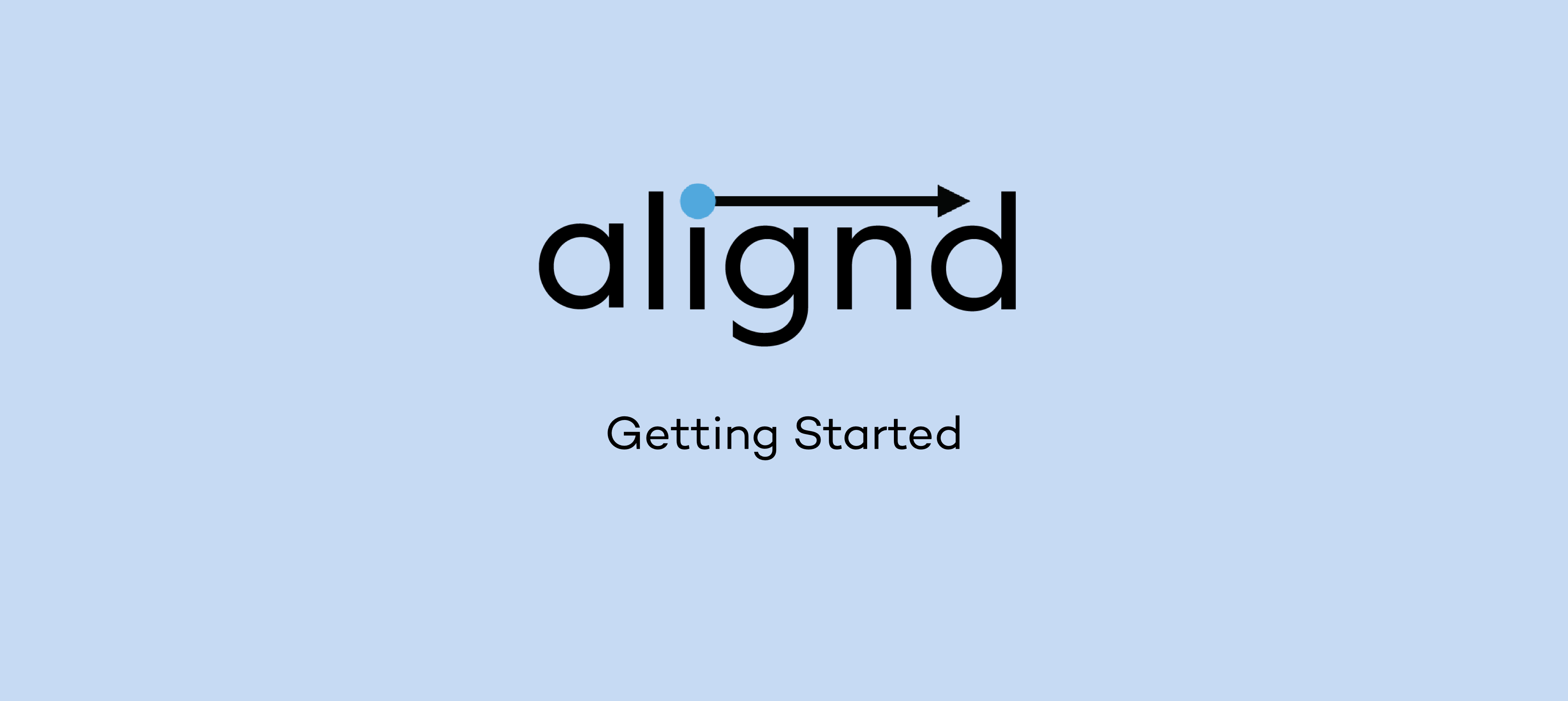 Getting Started in Alignd