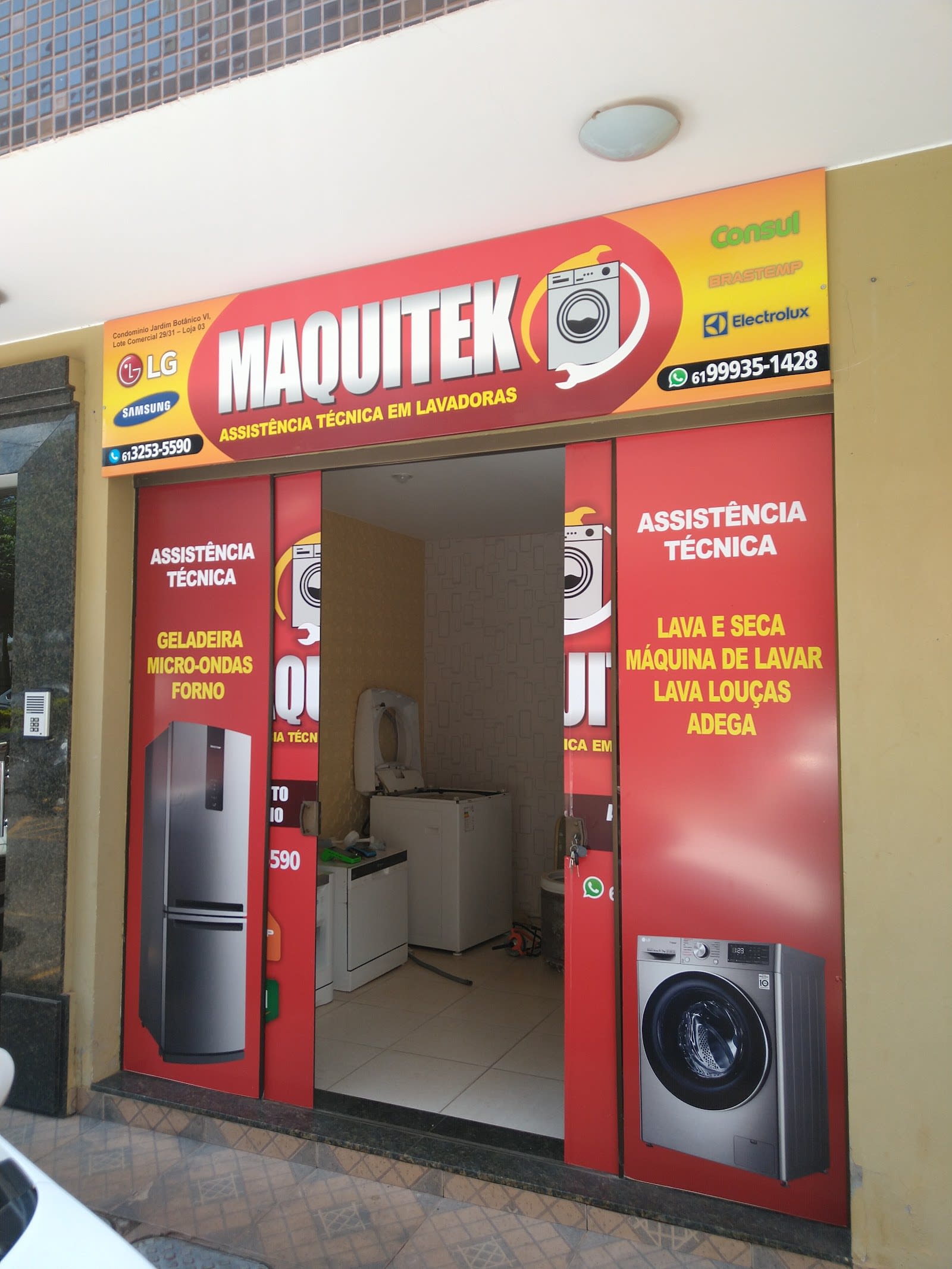 Maquitek - Conserto de lava e seca Samsung LG Assistência técnica LG samsung Lago sul Jardim botânico — foto 2