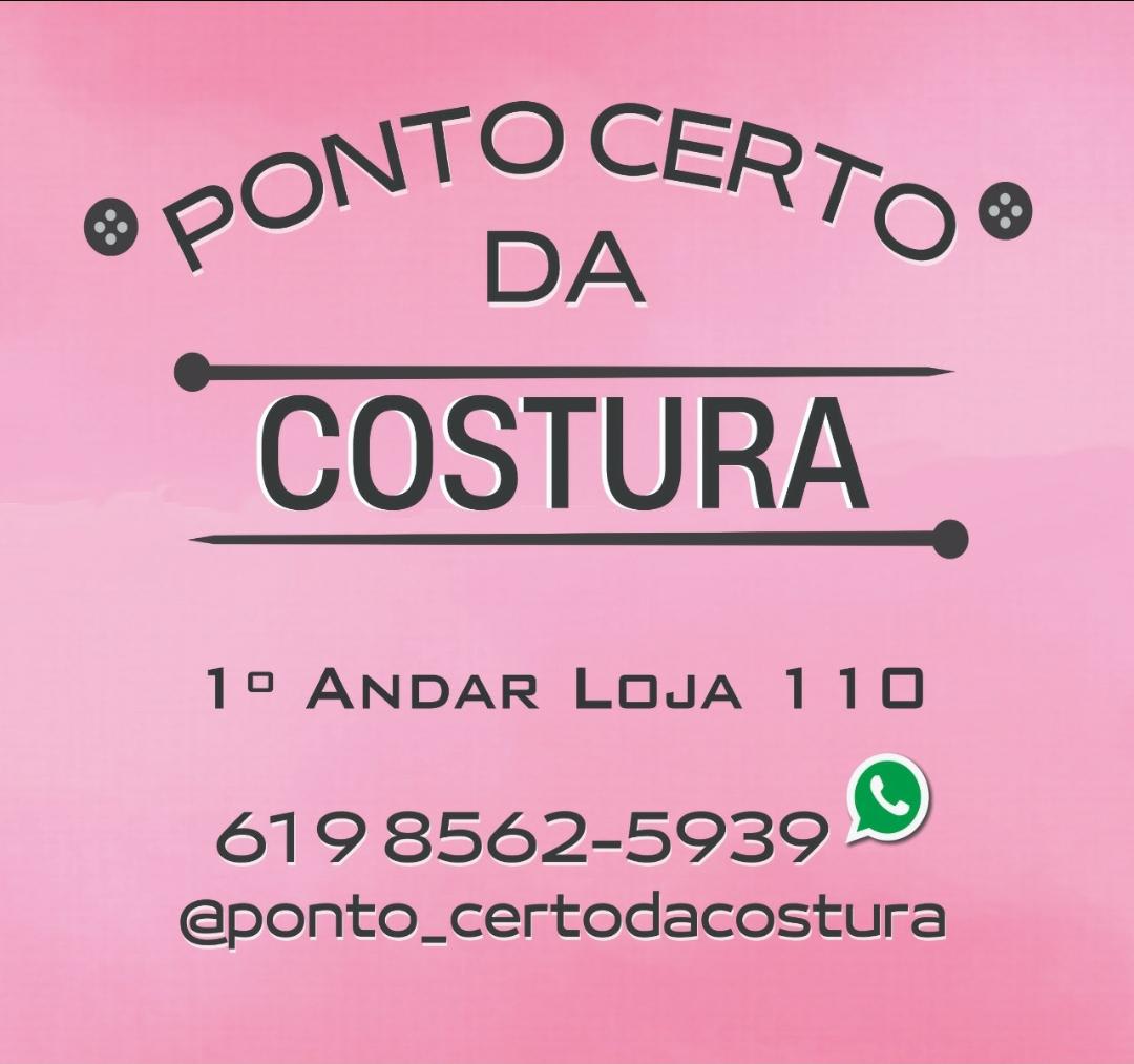 Ponto certo da costura