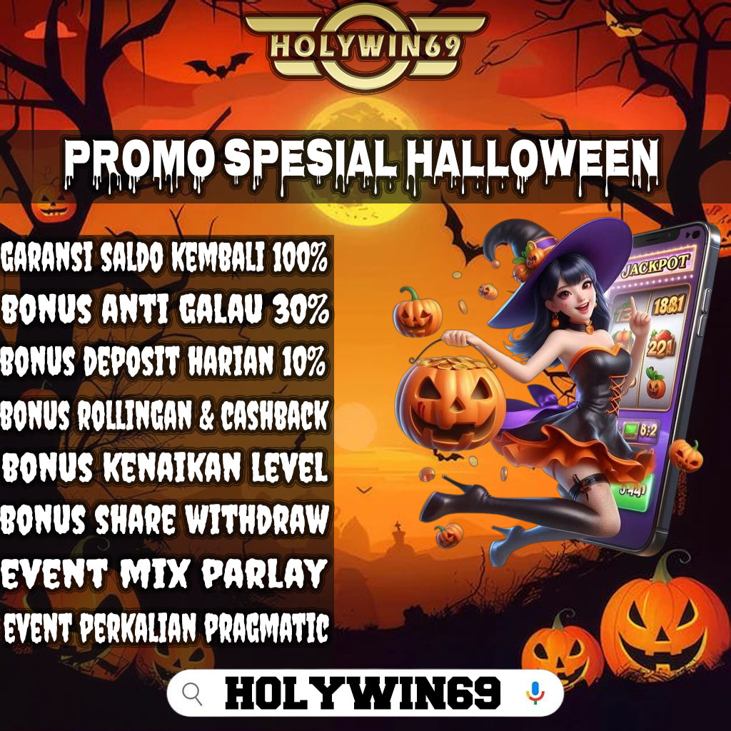 Banner Utama Promo Halloween Holywin69