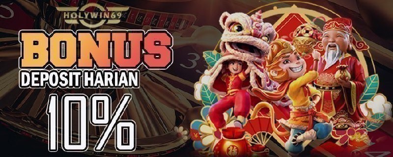 Bonus Deposit Harian 10% Holywin69