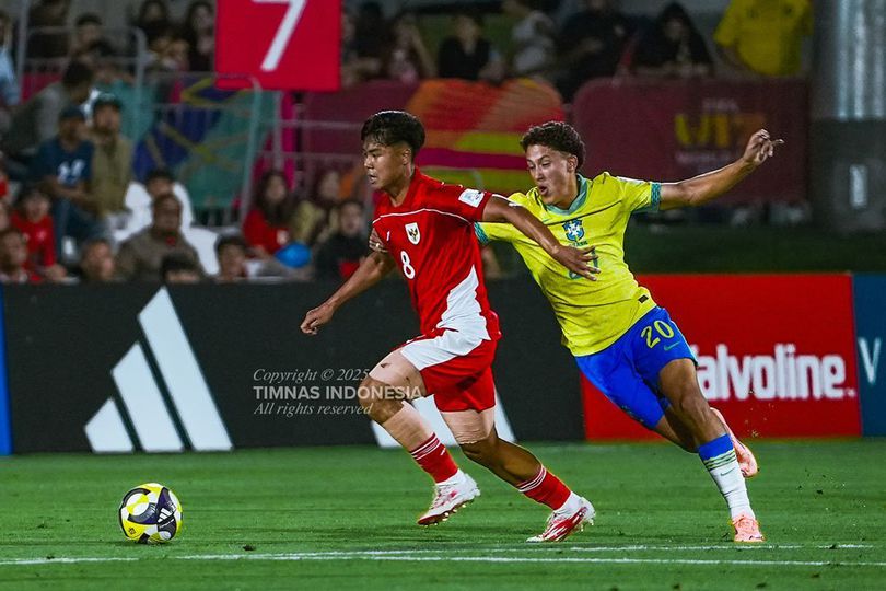 Aksi Timnas Indonesia U-17 di Piala Dunia U-17 2025