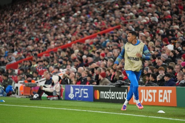 Pemain Liverpool merayakan gol melawan Real Madrid