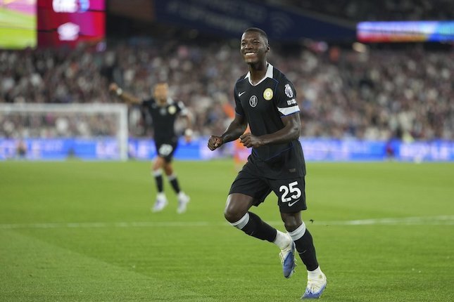 Moises Caicedo setelah bergabung dengan Chelsea