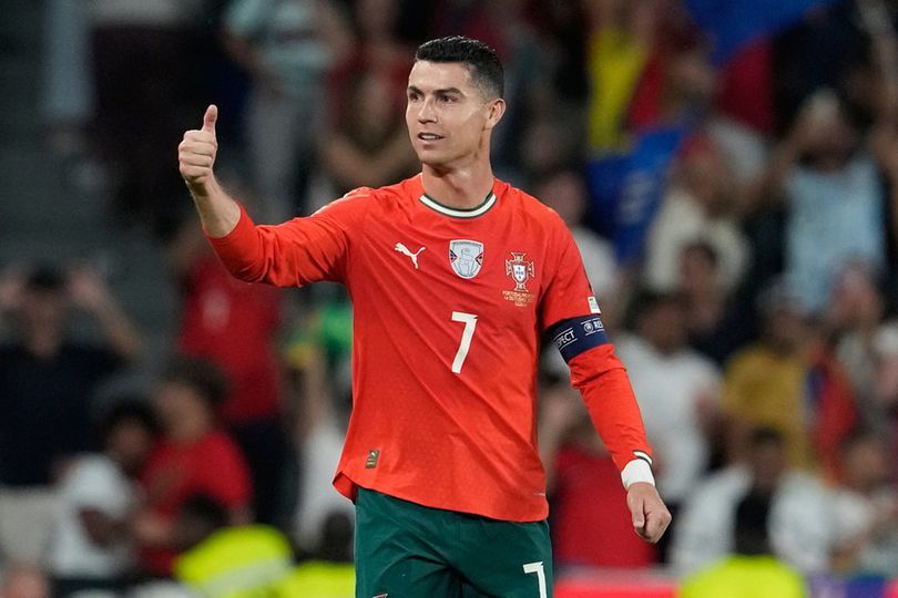 Cristiano Ronaldo saat kekalahan Portugal dari Maroko di Piala Dunia 2022