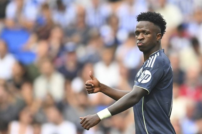 Vinicius Junior dengan seragam Real Madrid