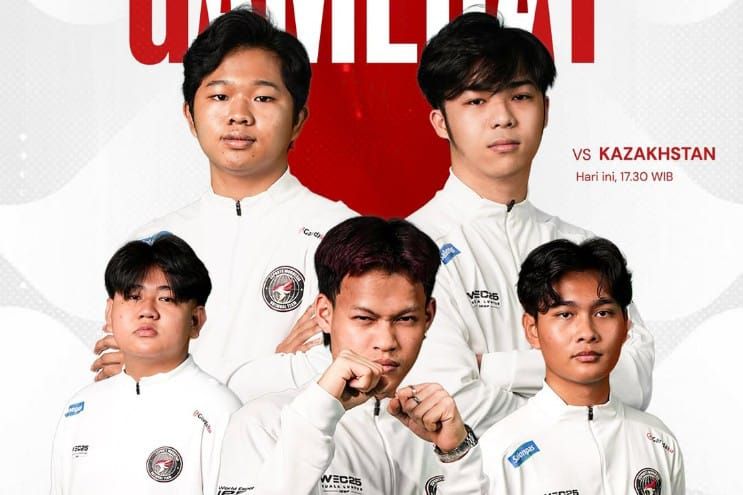 Aksi Timnas Indonesia MLBB Men