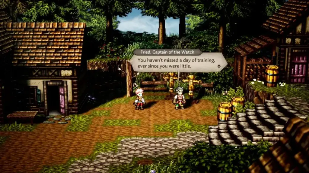 Detail Grafis HD-2D Octopath Traveler 0