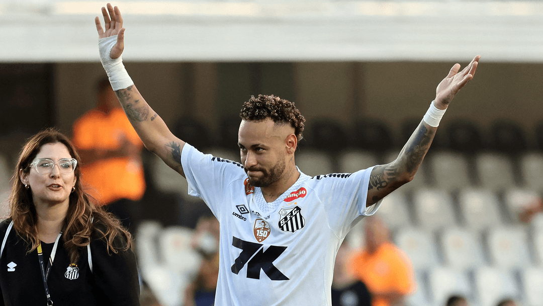 Neymar Beraksi untuk Santos