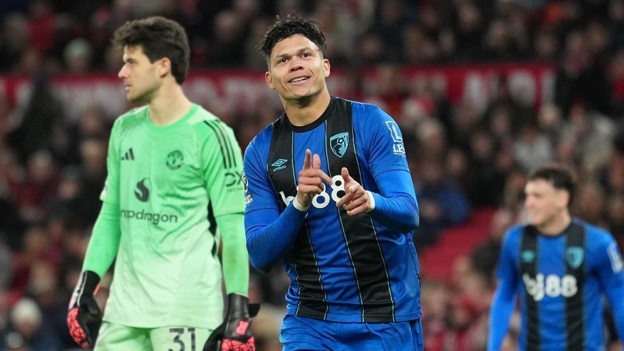 Aksi Laga MU vs Bournemouth