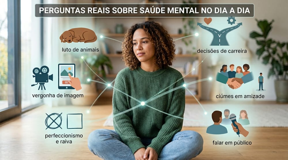 Perguntas Reais sobre Saúde Mental no Dia a Dia