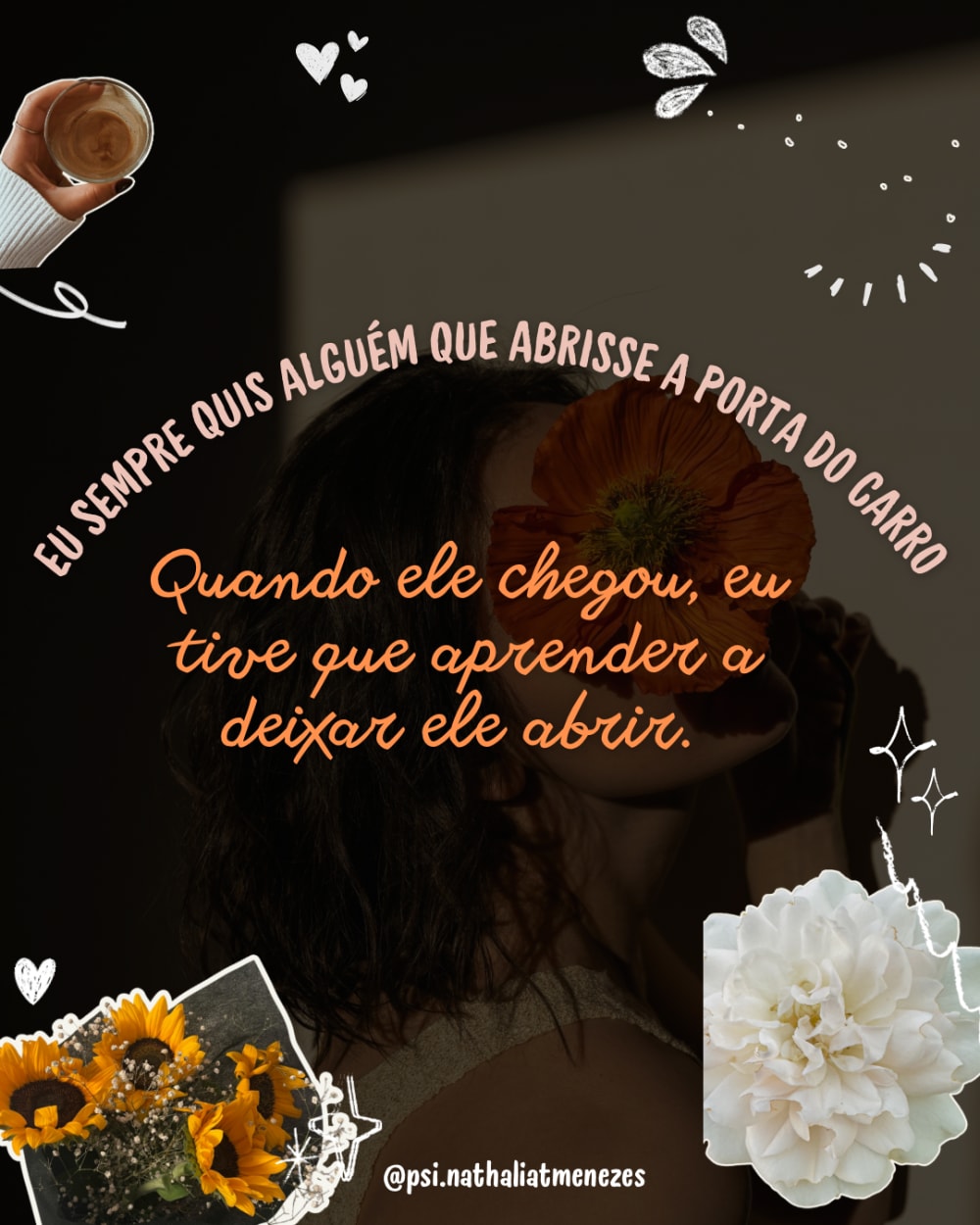     Aprender a deixar alguém cuidar de você 🧡